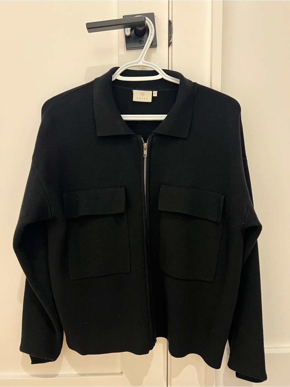 Kaffe Black Knit Jacket